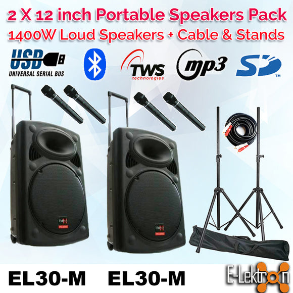 E-lektron EL30-M Package 2 X 12