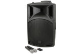 E-Lektron Sonic Boost Pro SBP 825 Bluetooth Vocal Bass Sound PA System UHF Mics and stands