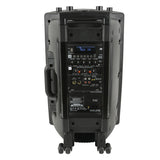 E-Lektron Duevibe 15 1800W 2 X 15 inch UHF Mics TWS Bluetooth Portable Speakers System PA UHF Mics