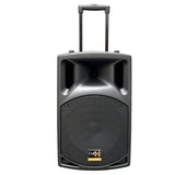 E-Lektron Duevibe 15 1800W 2 X 15 inch UHF Mics TWS Bluetooth Portable Speakers System PA UHF Mics