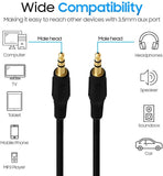 ACL 5.0 meter 3.5mm Aux Male to Male Stereo Audio Cable Auxiliary Headphones Cord MP3 PC